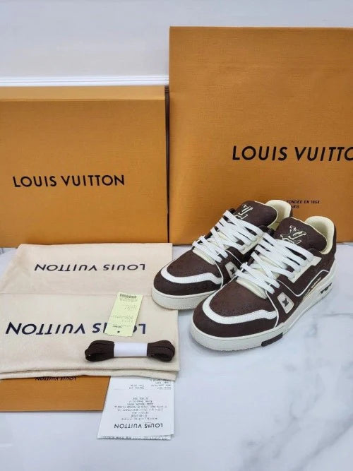 LV TRAINER SNEAKER - MOCHA BROWN - shayn.ox