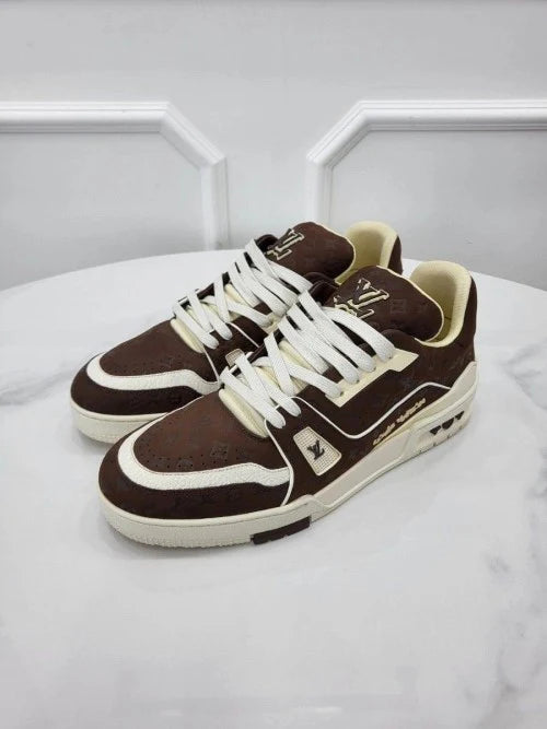 LV TRAINER SNEAKER - MOCHA BROWN - shayn.ox