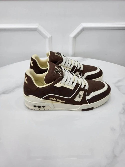 LV TRAINER SNEAKER - MOCHA BROWN - shayn.ox