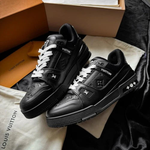 LV TRAINER SNEAKER - BLACK - shayn.ox